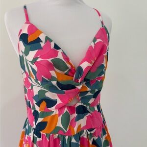 Entro Multicolor Floral Maxi Dress